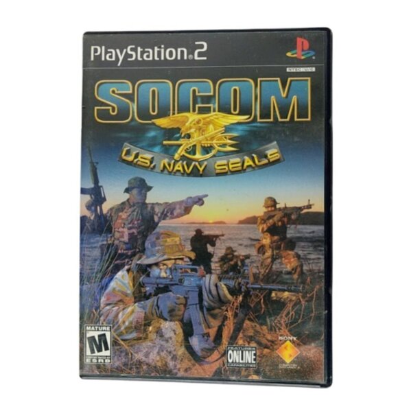 SOCOM US Navy SEALS Sony PlayStation 2 Game With Manual Case - Picture 1 of 3